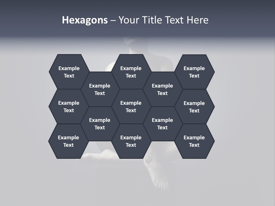 Sitting Lady PowerPoint Template