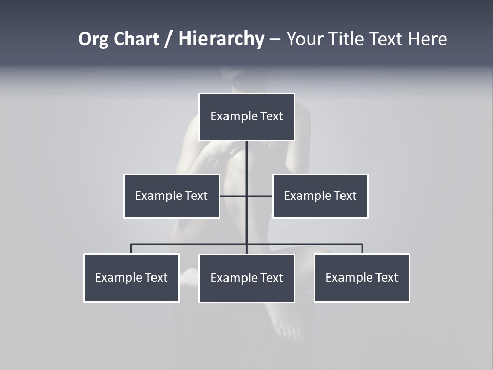 Sitting Lady PowerPoint Template