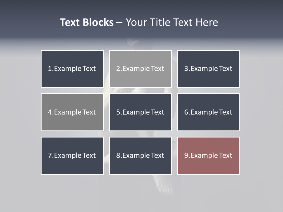 Sitting Lady PowerPoint Template