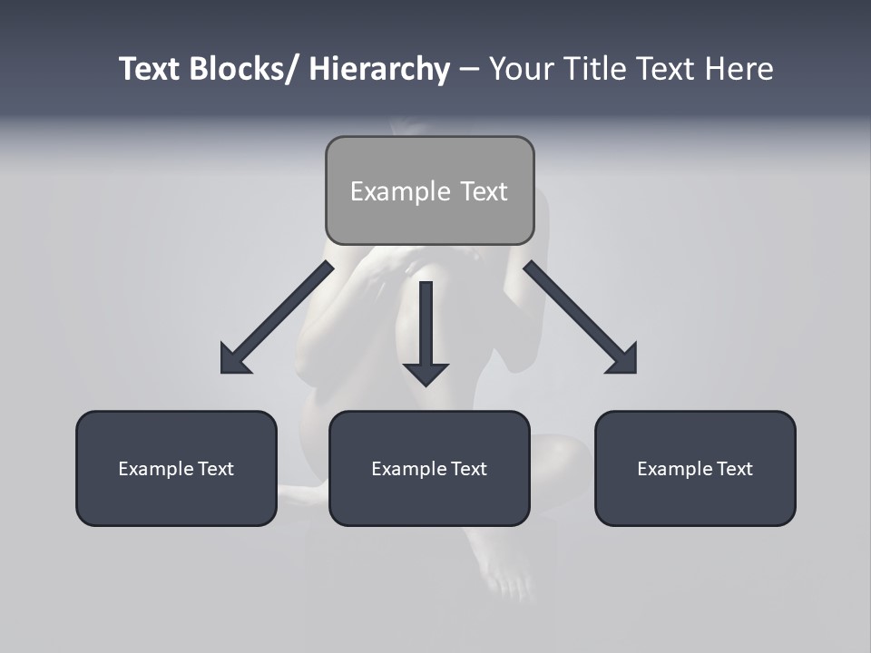 Sitting Lady PowerPoint Template