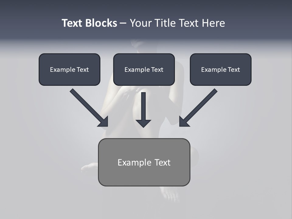 Sitting Lady PowerPoint Template