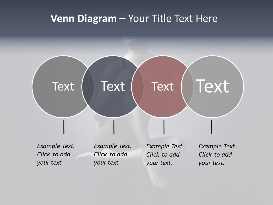 Sitting Lady PowerPoint Template