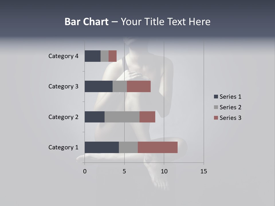 Sitting Lady PowerPoint Template