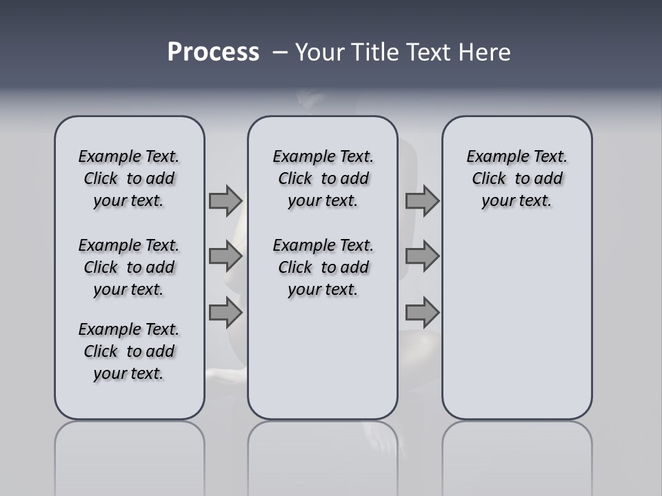 Sitting Lady PowerPoint Template