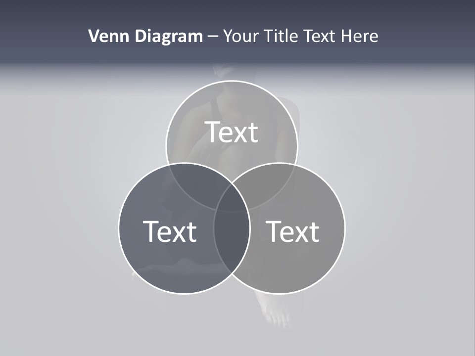 Sitting Lady PowerPoint Template