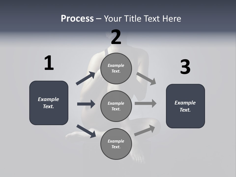 Sitting Lady PowerPoint Template