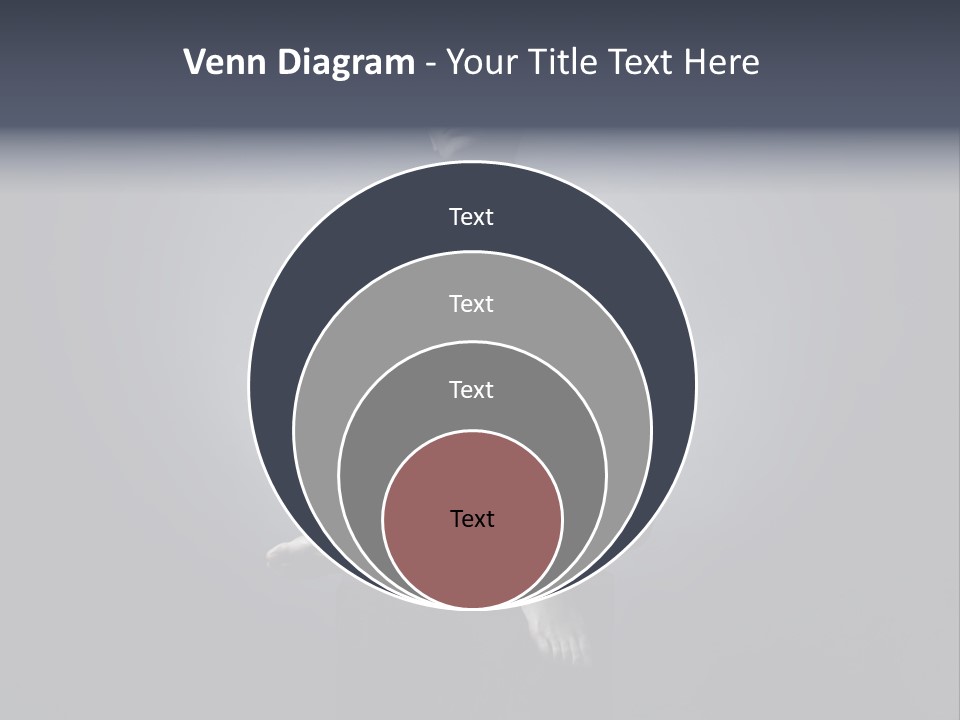 Sitting Lady PowerPoint Template