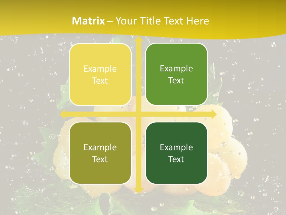 Splash Falling Bunch PowerPoint Template