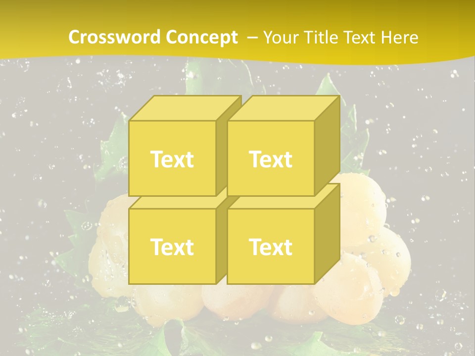 Splash Falling Bunch PowerPoint Template