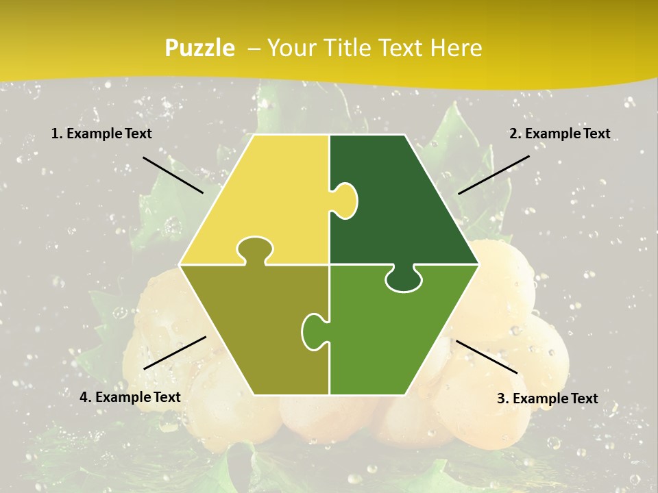 Splash Falling Bunch PowerPoint Template