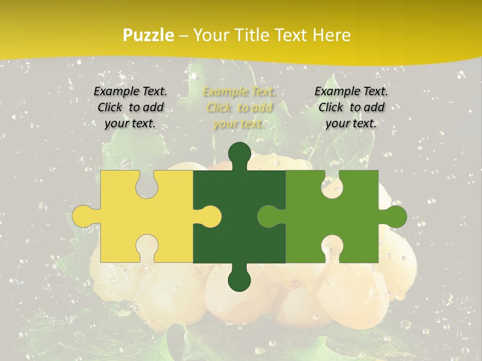 Splash Falling Bunch PowerPoint Template