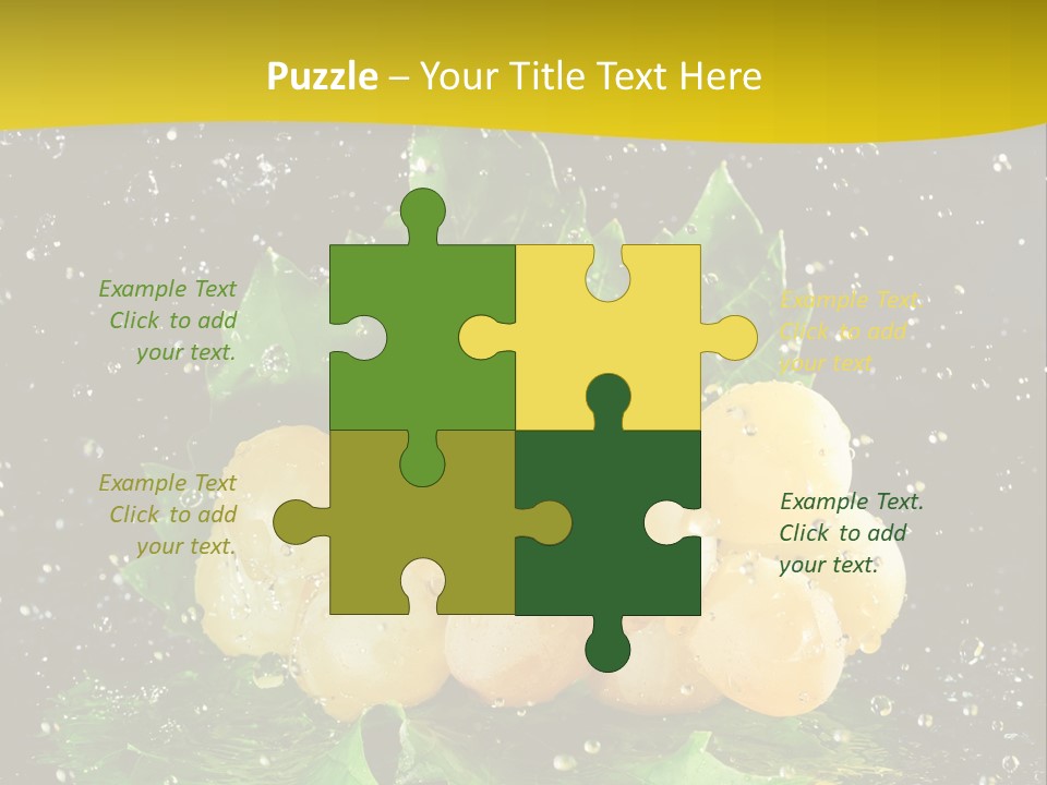 Splash Falling Bunch PowerPoint Template