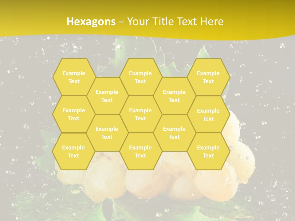 Splash Falling Bunch PowerPoint Template