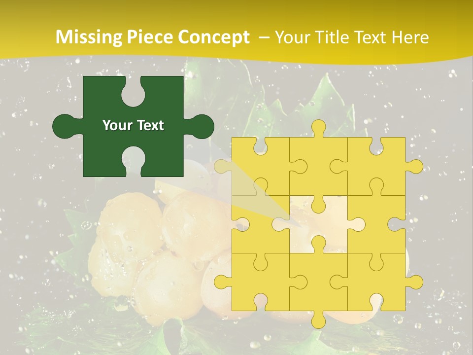 Splash Falling Bunch PowerPoint Template