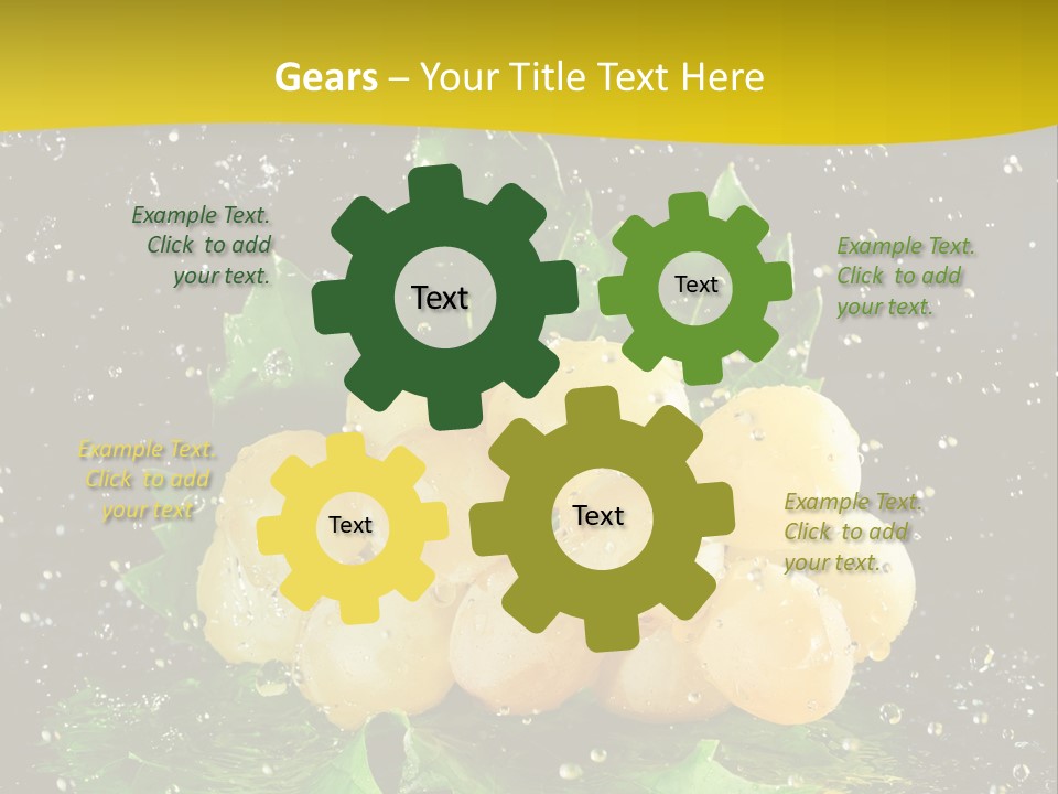 Splash Falling Bunch PowerPoint Template