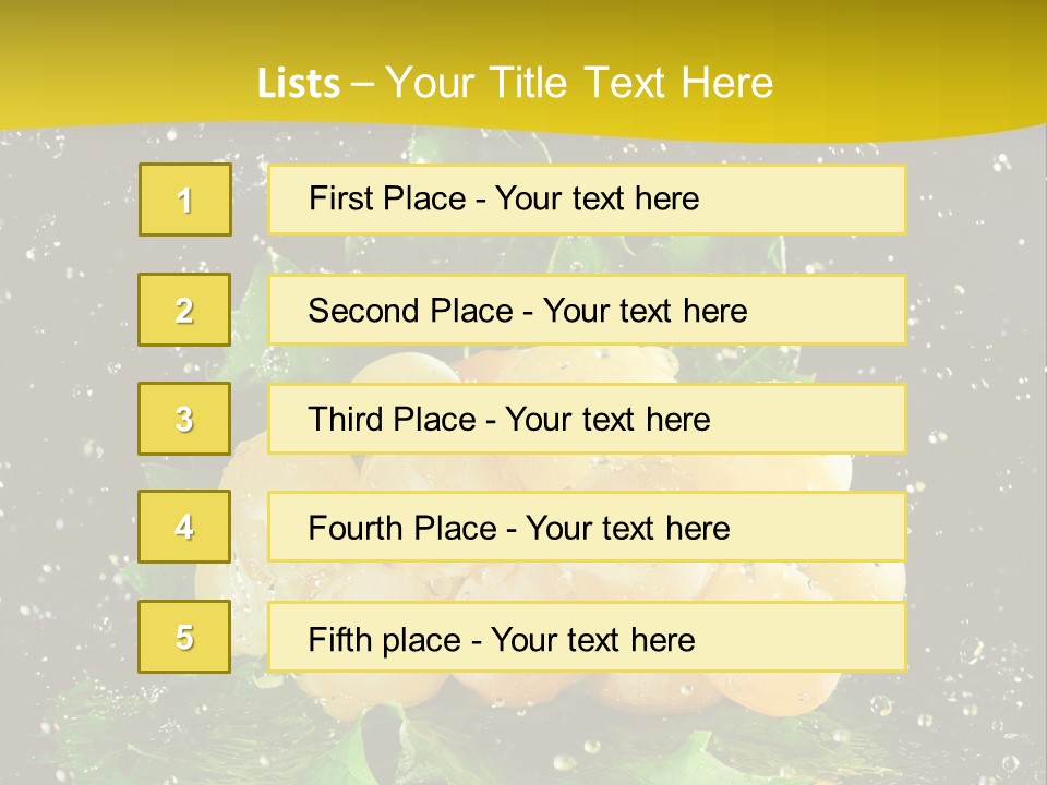 Splash Falling Bunch PowerPoint Template