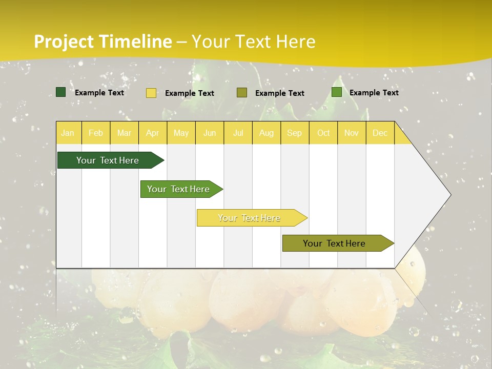 Splash Falling Bunch PowerPoint Template