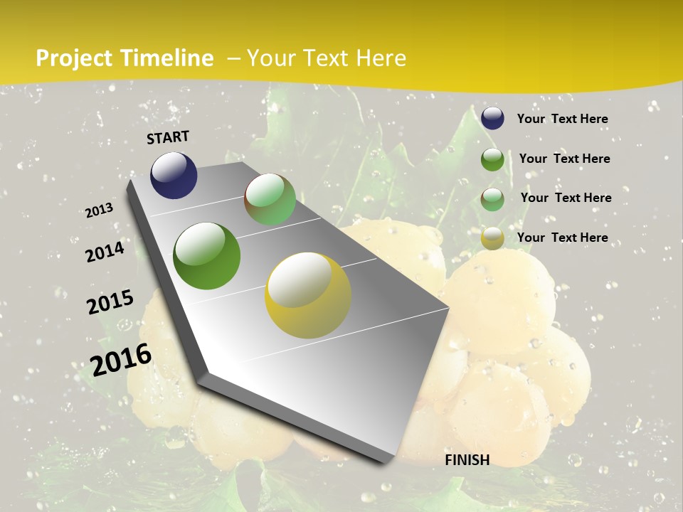 Splash Falling Bunch PowerPoint Template