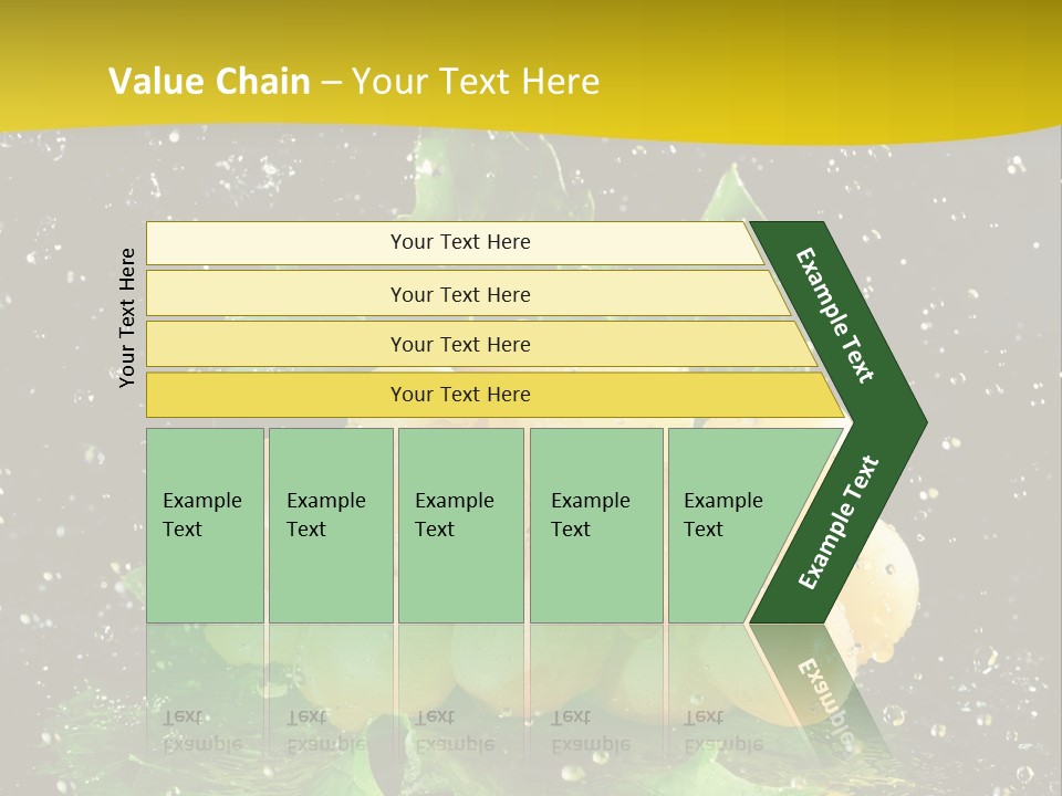Splash Falling Bunch PowerPoint Template