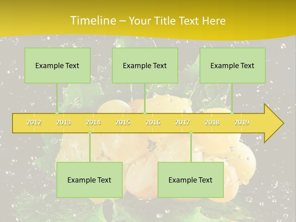 Splash Falling Bunch PowerPoint Template