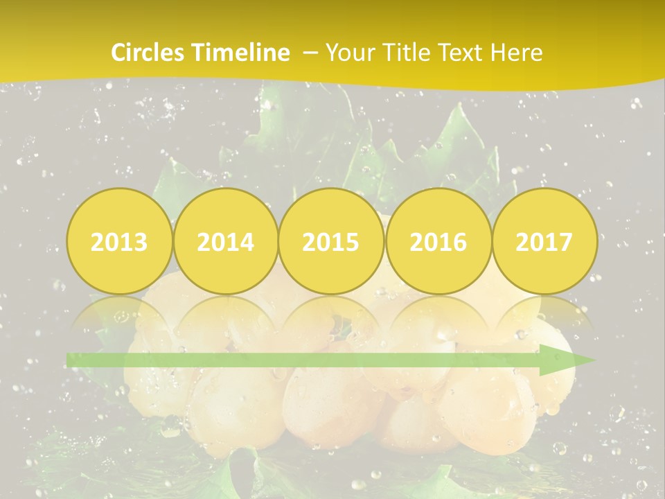 Splash Falling Bunch PowerPoint Template