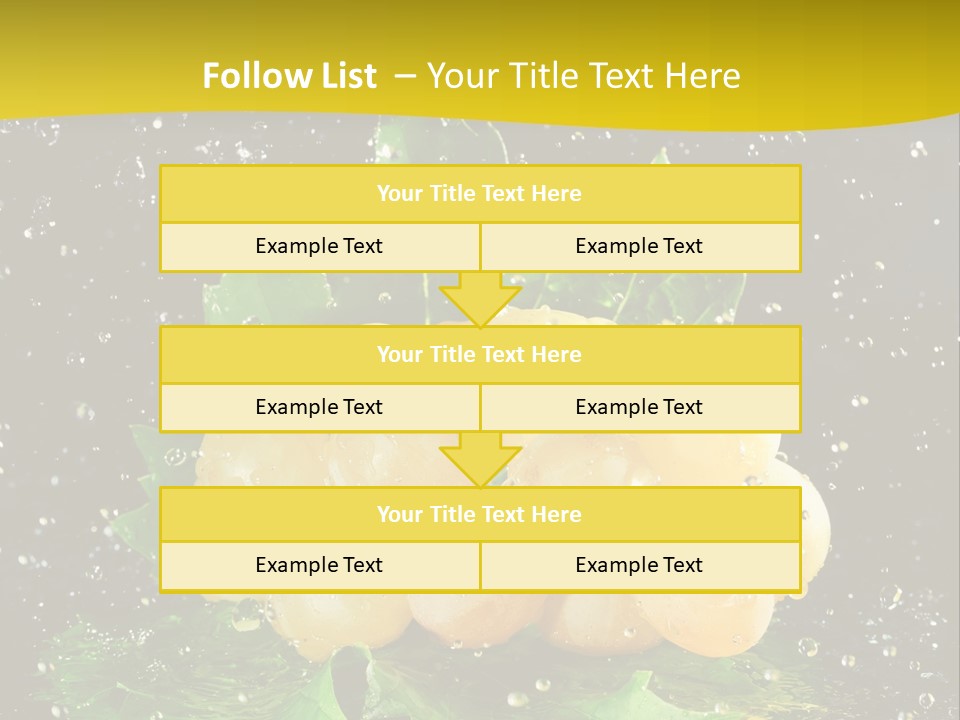 Splash Falling Bunch PowerPoint Template