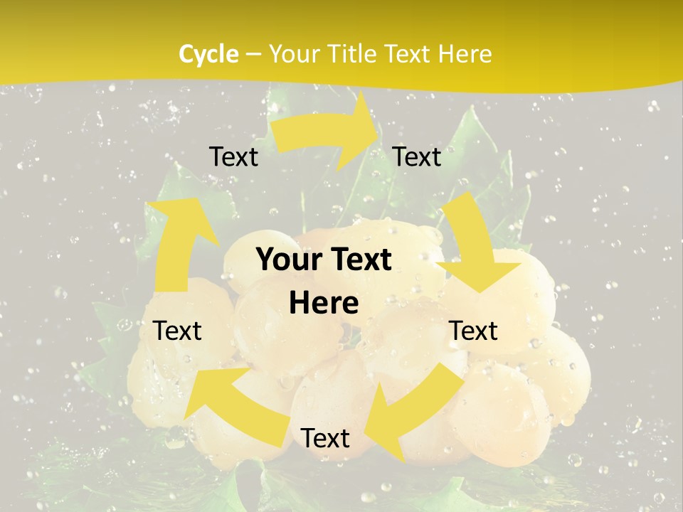 Splash Falling Bunch PowerPoint Template