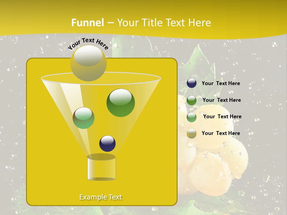 Splash Falling Bunch PowerPoint Template