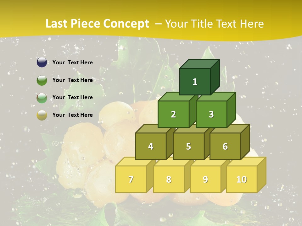 Splash Falling Bunch PowerPoint Template