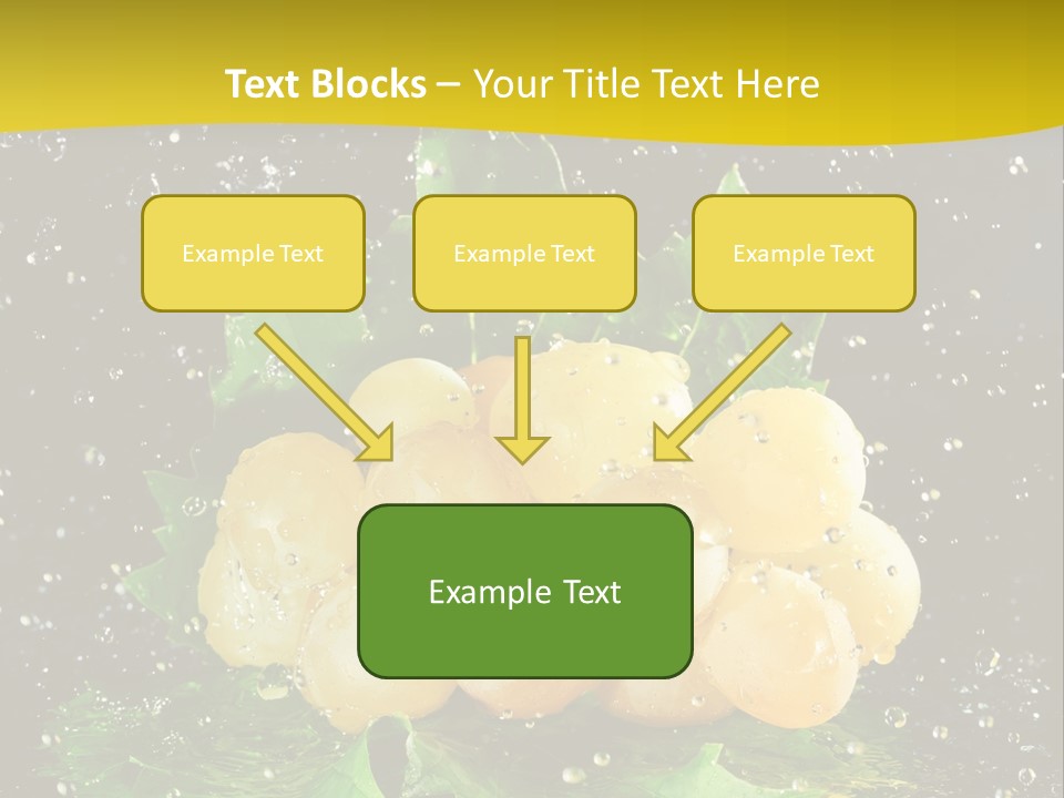 Splash Falling Bunch PowerPoint Template
