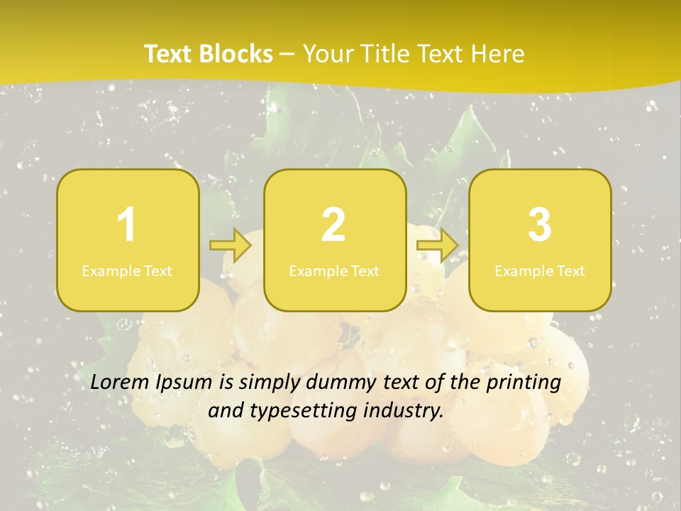 Splash Falling Bunch PowerPoint Template