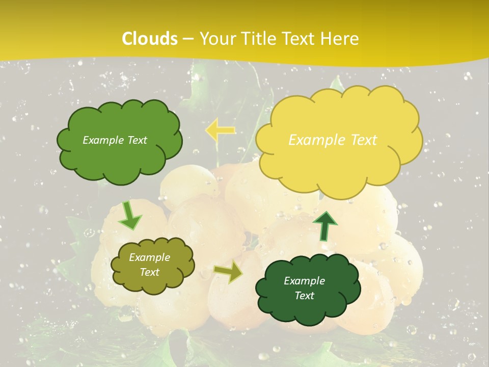 Splash Falling Bunch PowerPoint Template
