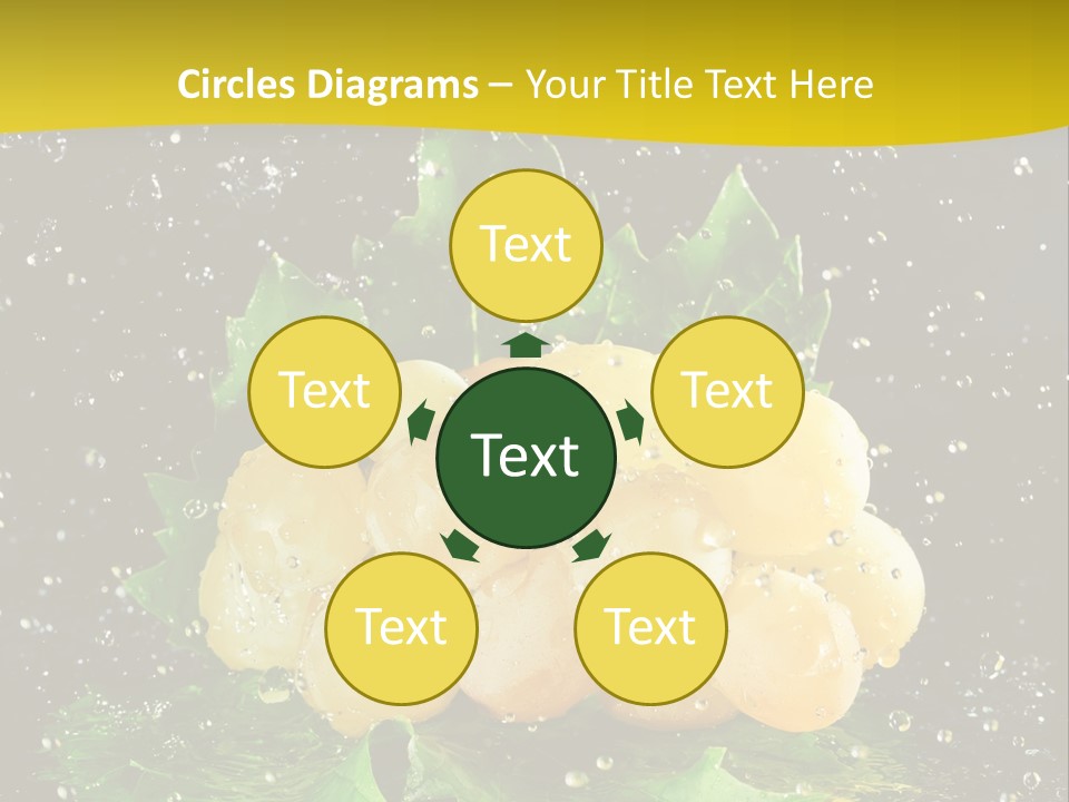 Splash Falling Bunch PowerPoint Template