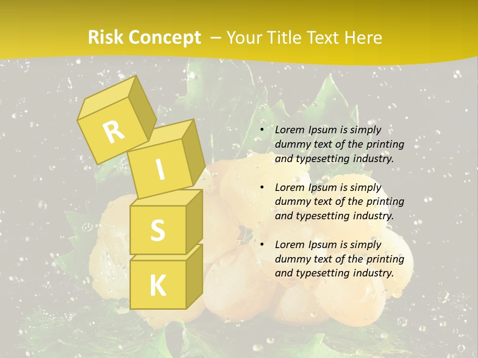 Splash Falling Bunch PowerPoint Template