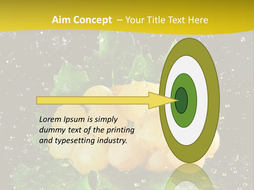 Splash Falling Bunch PowerPoint Template