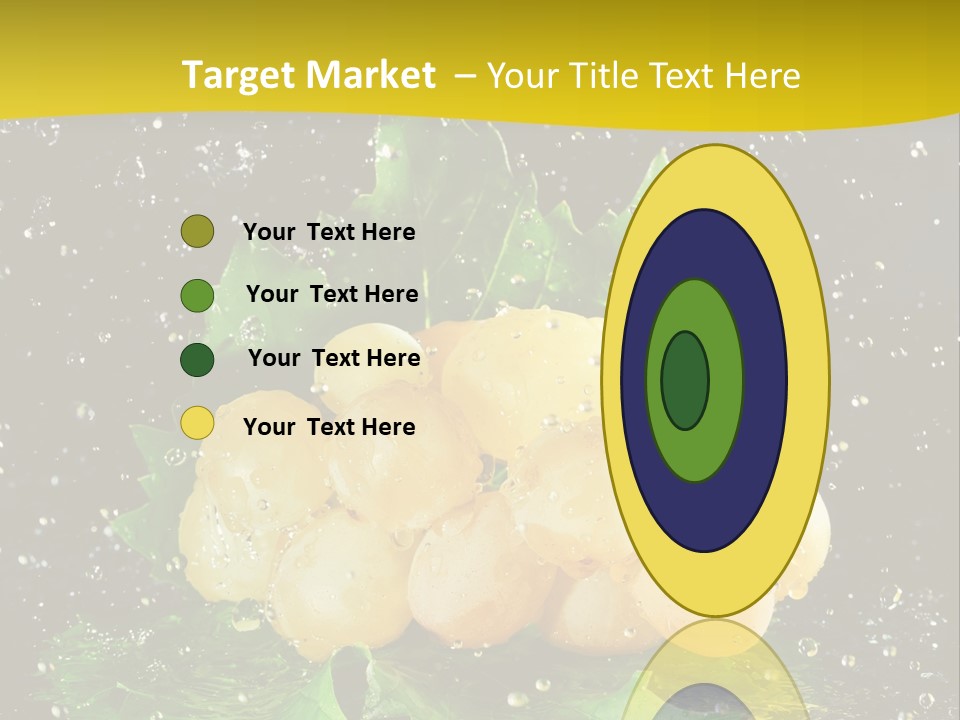 Splash Falling Bunch PowerPoint Template