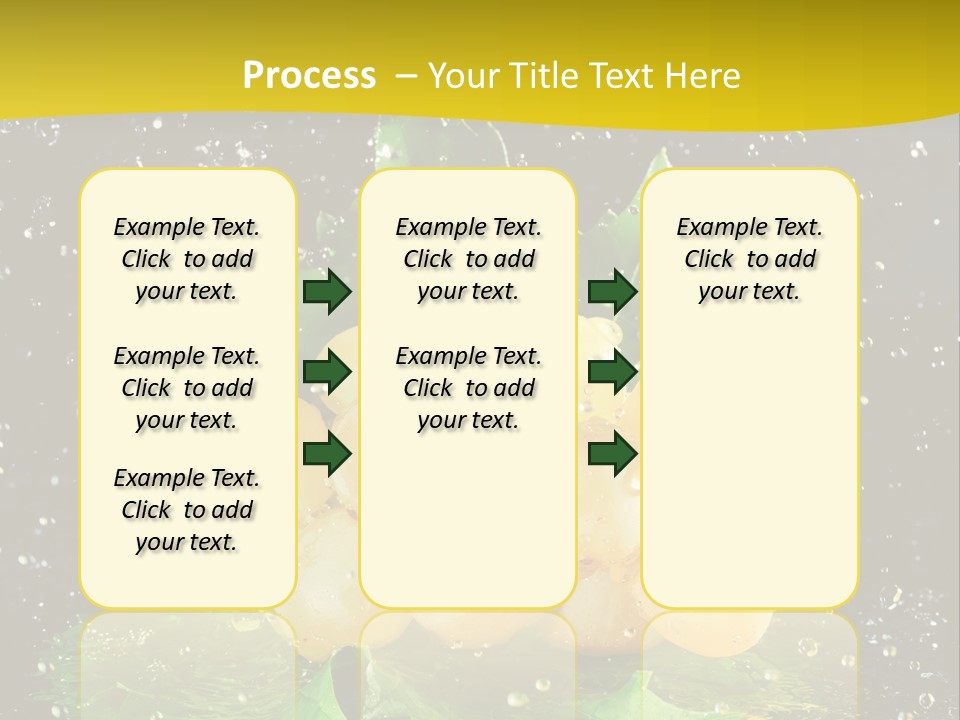 Splash Falling Bunch PowerPoint Template