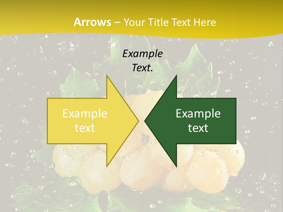 Splash Falling Bunch PowerPoint Template