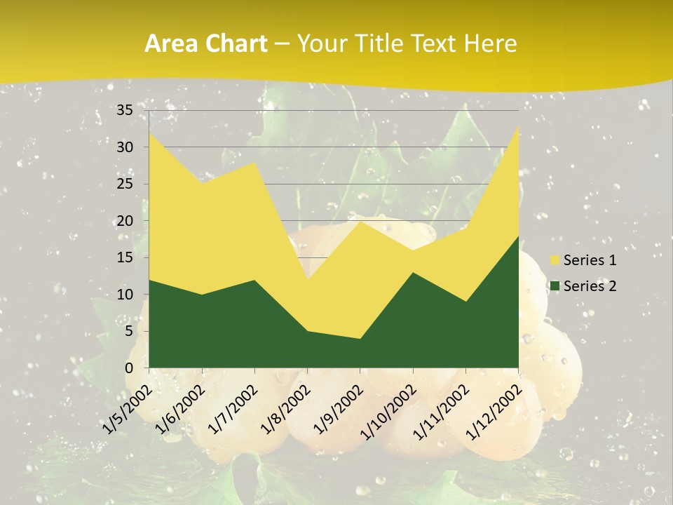 Splash Falling Bunch PowerPoint Template
