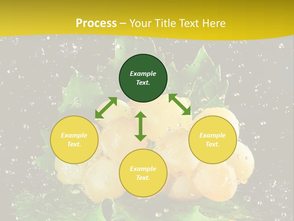 Splash Falling Bunch PowerPoint Template