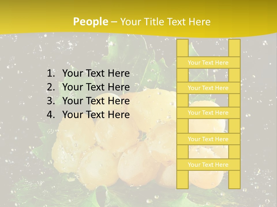 Splash Falling Bunch PowerPoint Template