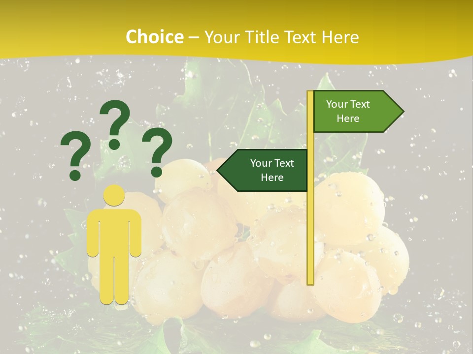 Splash Falling Bunch PowerPoint Template