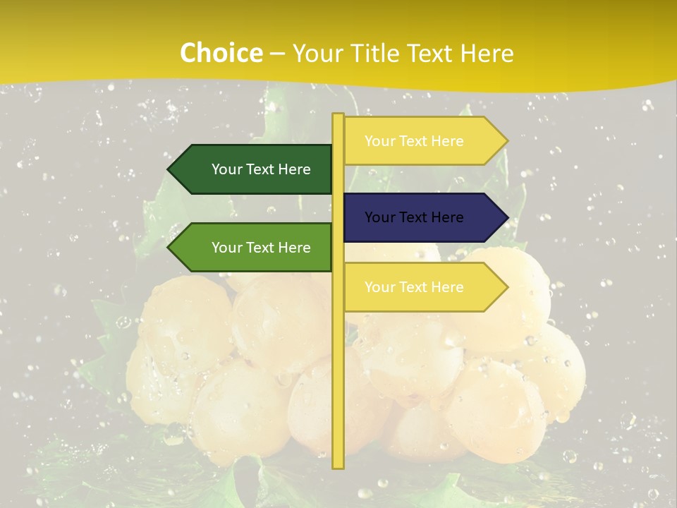 Splash Falling Bunch PowerPoint Template