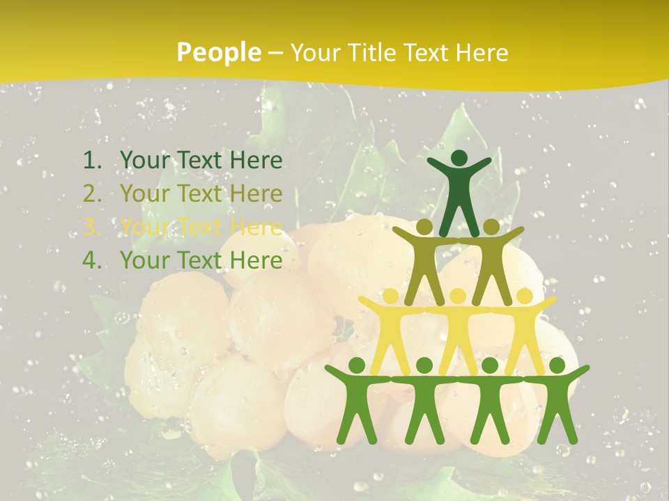 Splash Falling Bunch PowerPoint Template