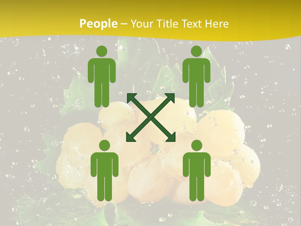 Splash Falling Bunch PowerPoint Template