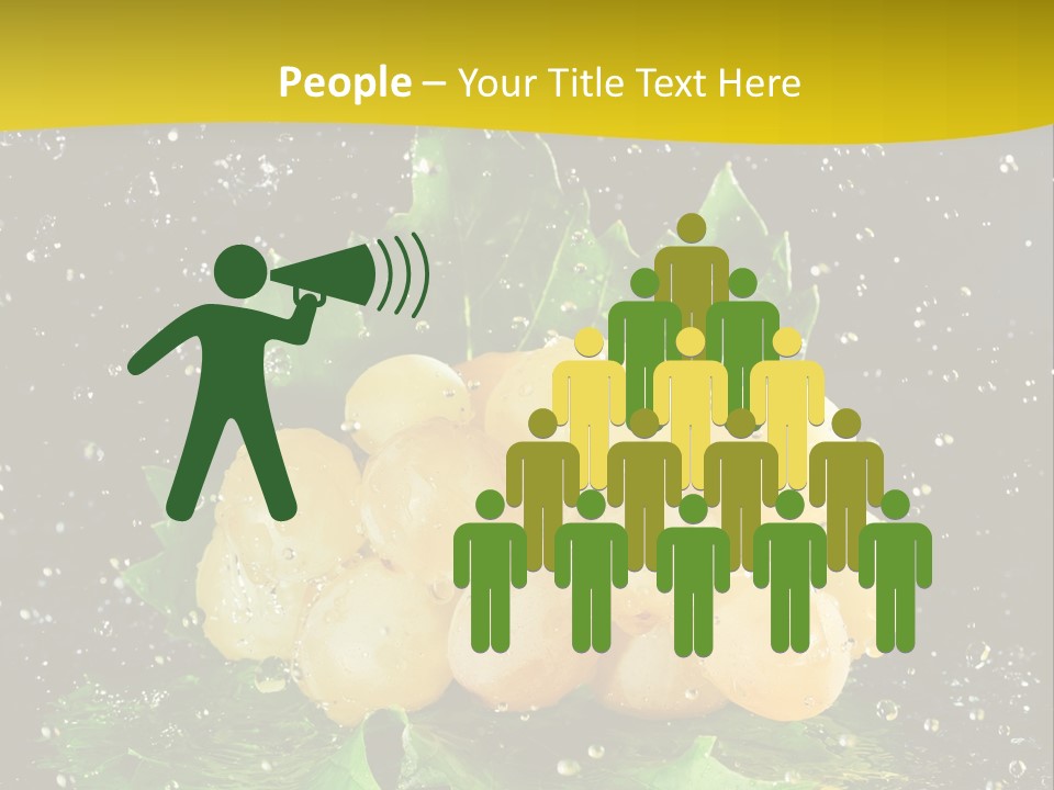 Splash Falling Bunch PowerPoint Template