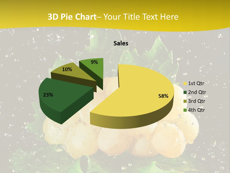 Splash Falling Bunch PowerPoint Template