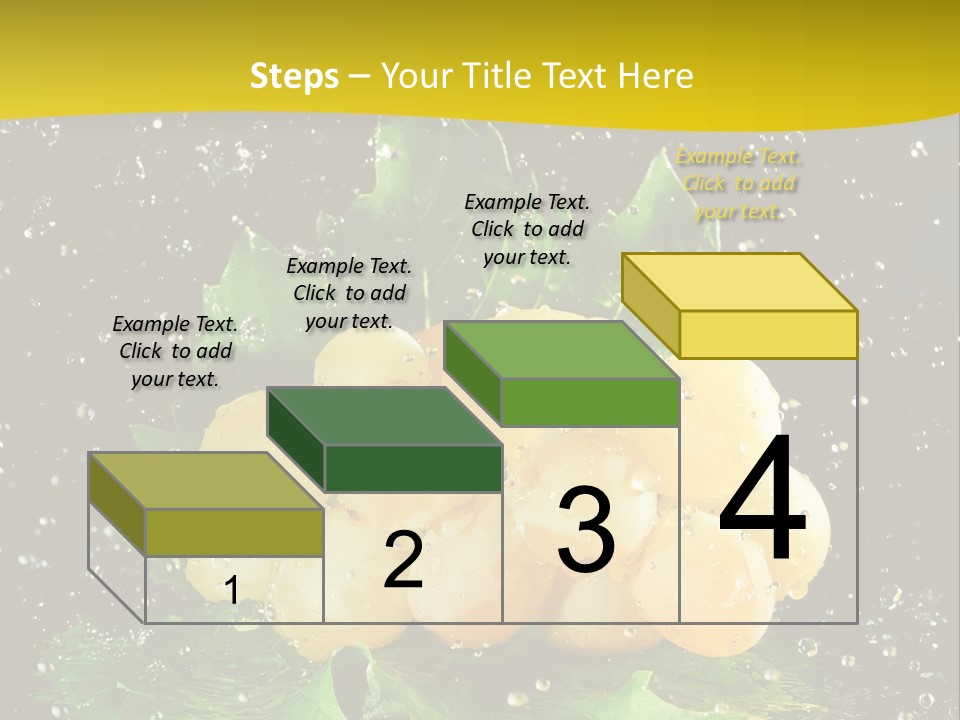 Splash Falling Bunch PowerPoint Template