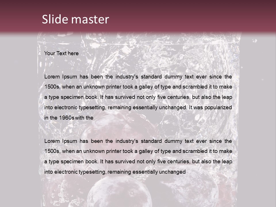 Food Nature Juicy PowerPoint Template