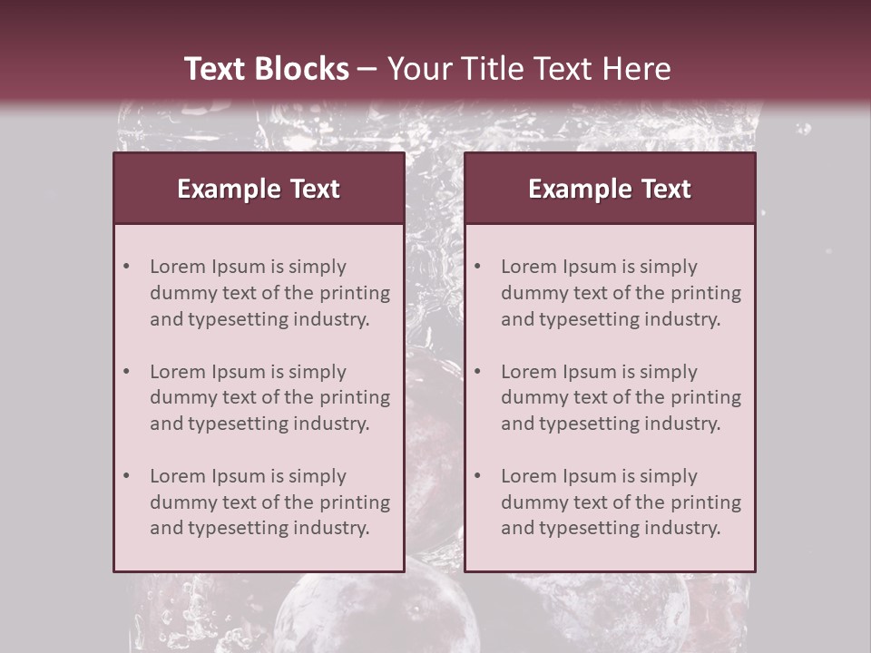 Food Nature Juicy PowerPoint Template